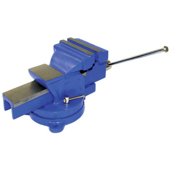 Autogear 100mm Bench Vice Steel Swivel  Base