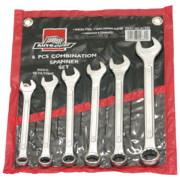 Autogear 6 Piece Combination Spanner Set