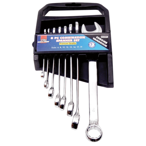 Autogear 8 Piece Spanner Set 6/8/10/12/13/14/17/19mm CV