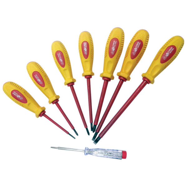 Autogear 8 Piece Electician Screwdriver Set