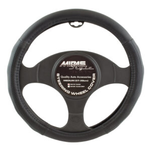 Medium Steering Wheel Cover Black