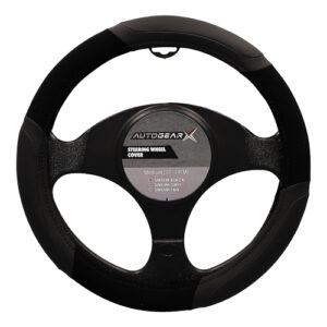 Medium Steering Wheel Cover Black