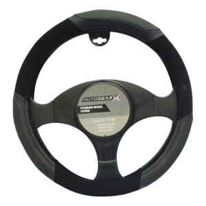 Large Steering Wheel Cover Black