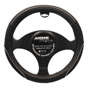 Medium Steering Wheel Cover Black